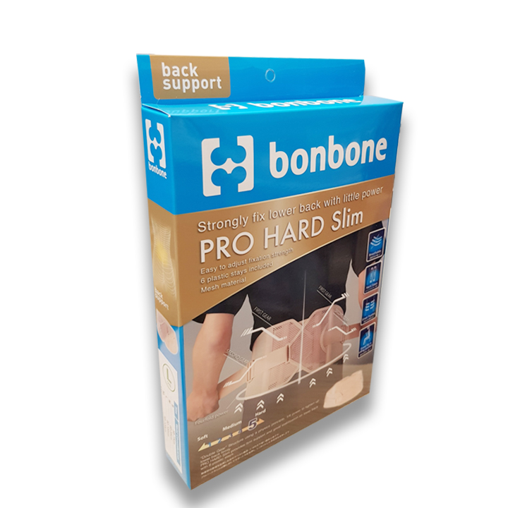 BĂNG HỖ TRỢ CỘT SỐNG LƯNG PRO HARD SLIM BONBONE NHẬT BẢN