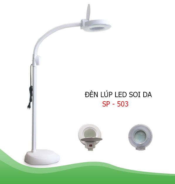 ĐÈN LÚP LED ĐẦU TRÒN CỔ NGỖNG SP-503