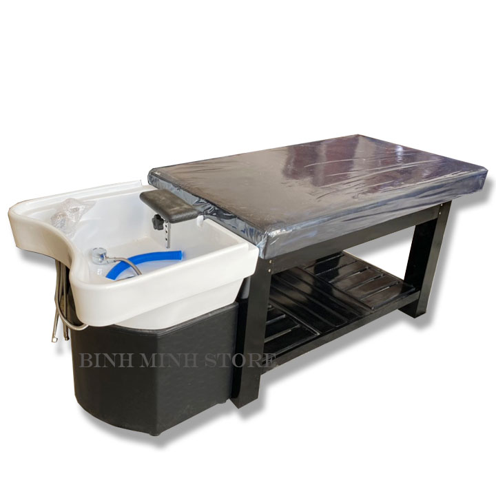 GIƯỜNG MASSAGE GỘI ĐẦU 2 TRONG 1 GỖ TRÀM GIÁ TỐT M4