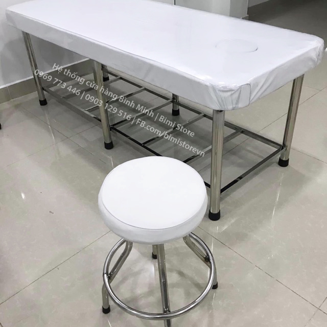 GIƯỜNG INOX NỆM 1 MẢNH